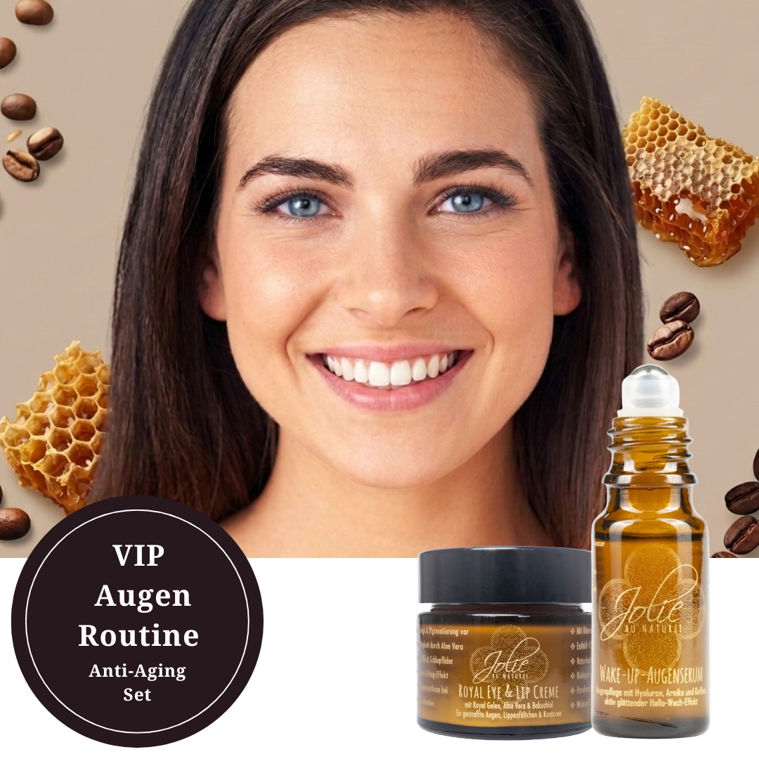 VIP Augenpflege Set  Hyaluron Serum & Royal Jelly Creme | Jolie  Jolie au  naturel: Nachhaltige Naturkosmetik