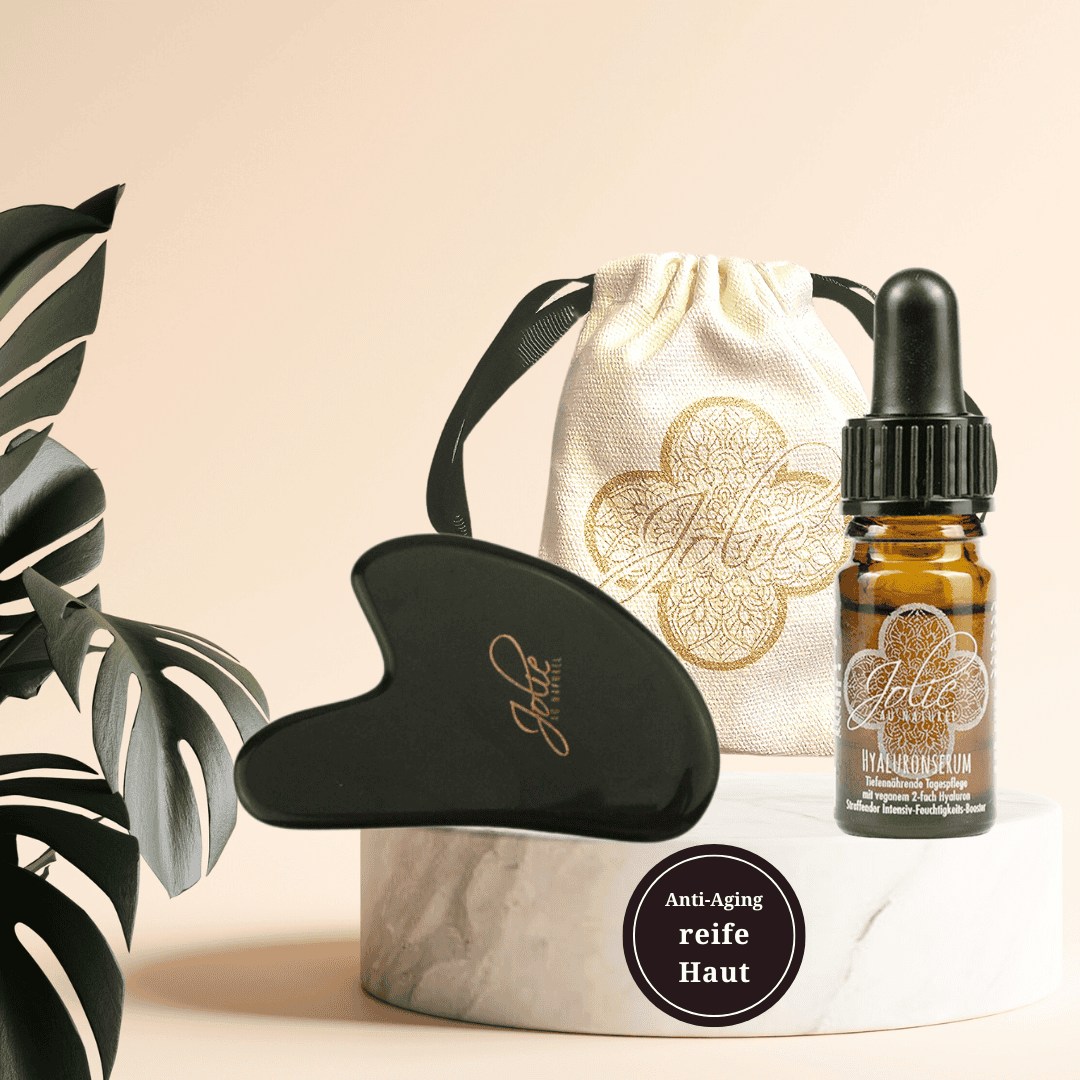 Lava Gua Sha und Hyaluronserum 5 ml