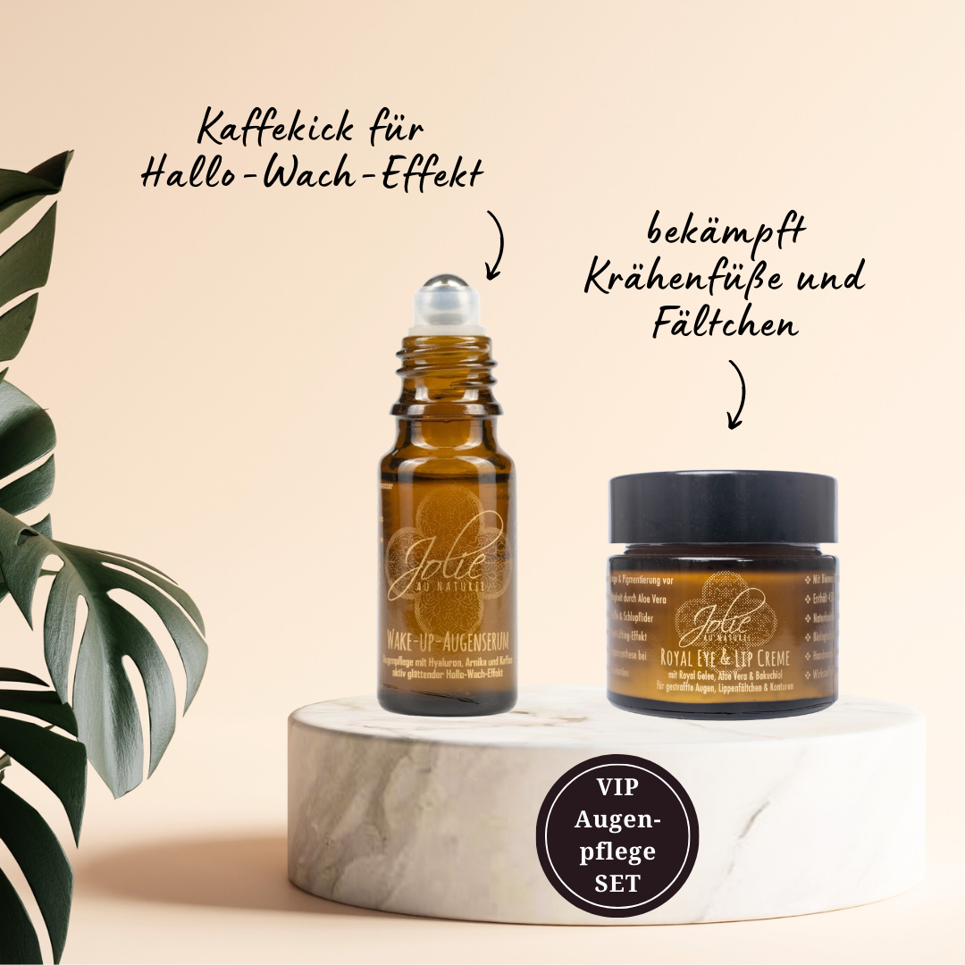 VIP Augenpflege SET I Augenserum Kaffee I Augencreme Bakuchiol