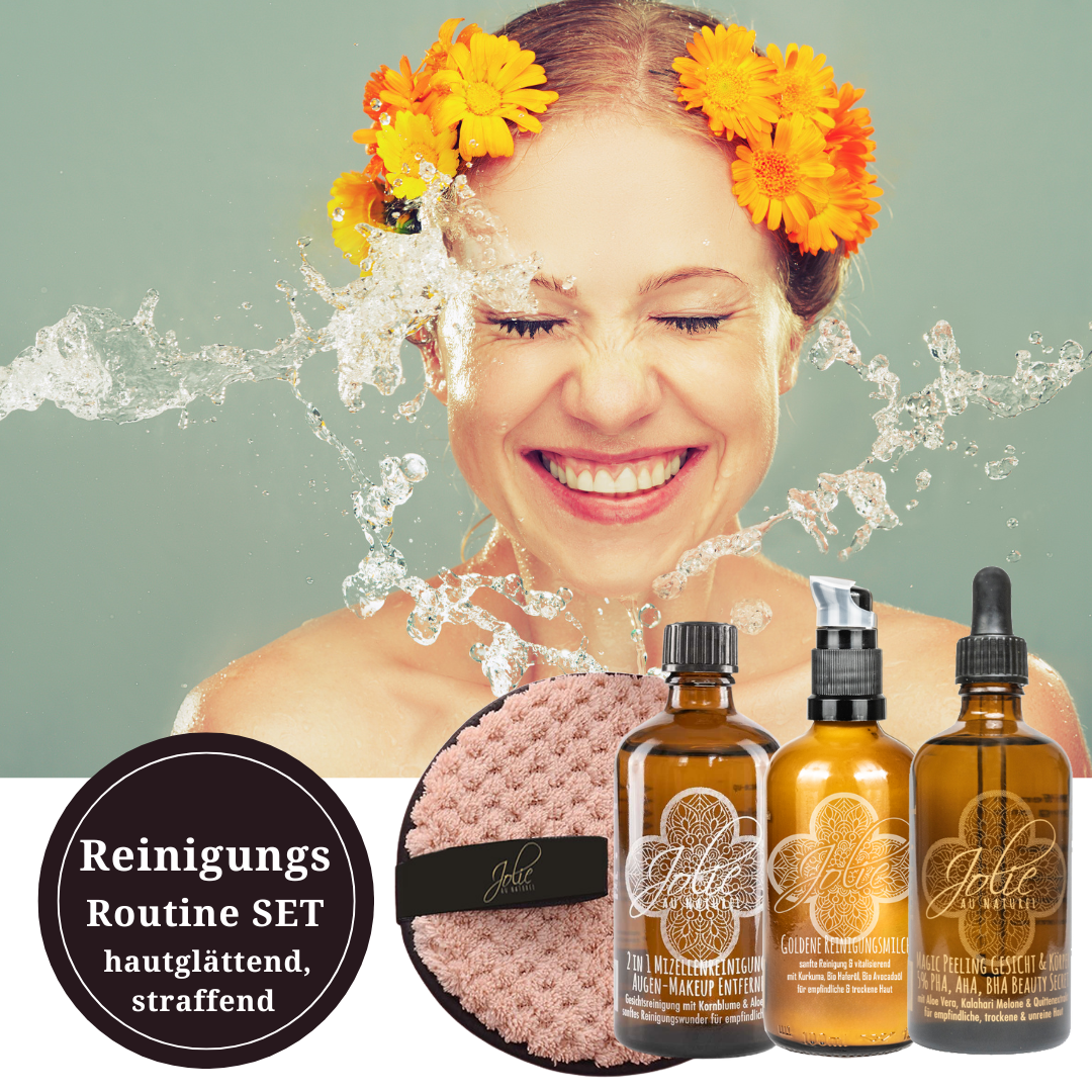 Reinigungsroutine Set für klare Haut – Bio-Pflege