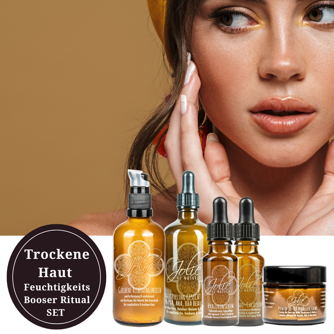 Hyaluron Trockene Haut Routine Feuchtigkeits-Booster SET