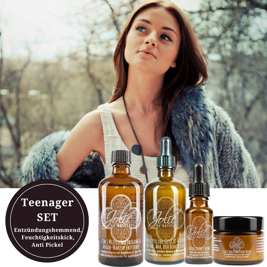 Teenager Ritual Set für reine, gepflegte Haut – sanfte Bio-Pflege
