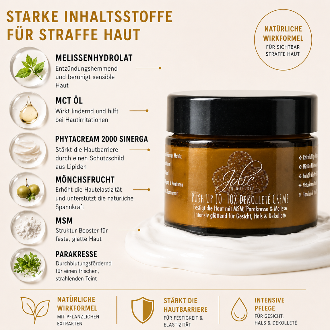 Jo-Tox Dekolletécreme für straffere Haut – intensive Pflege
