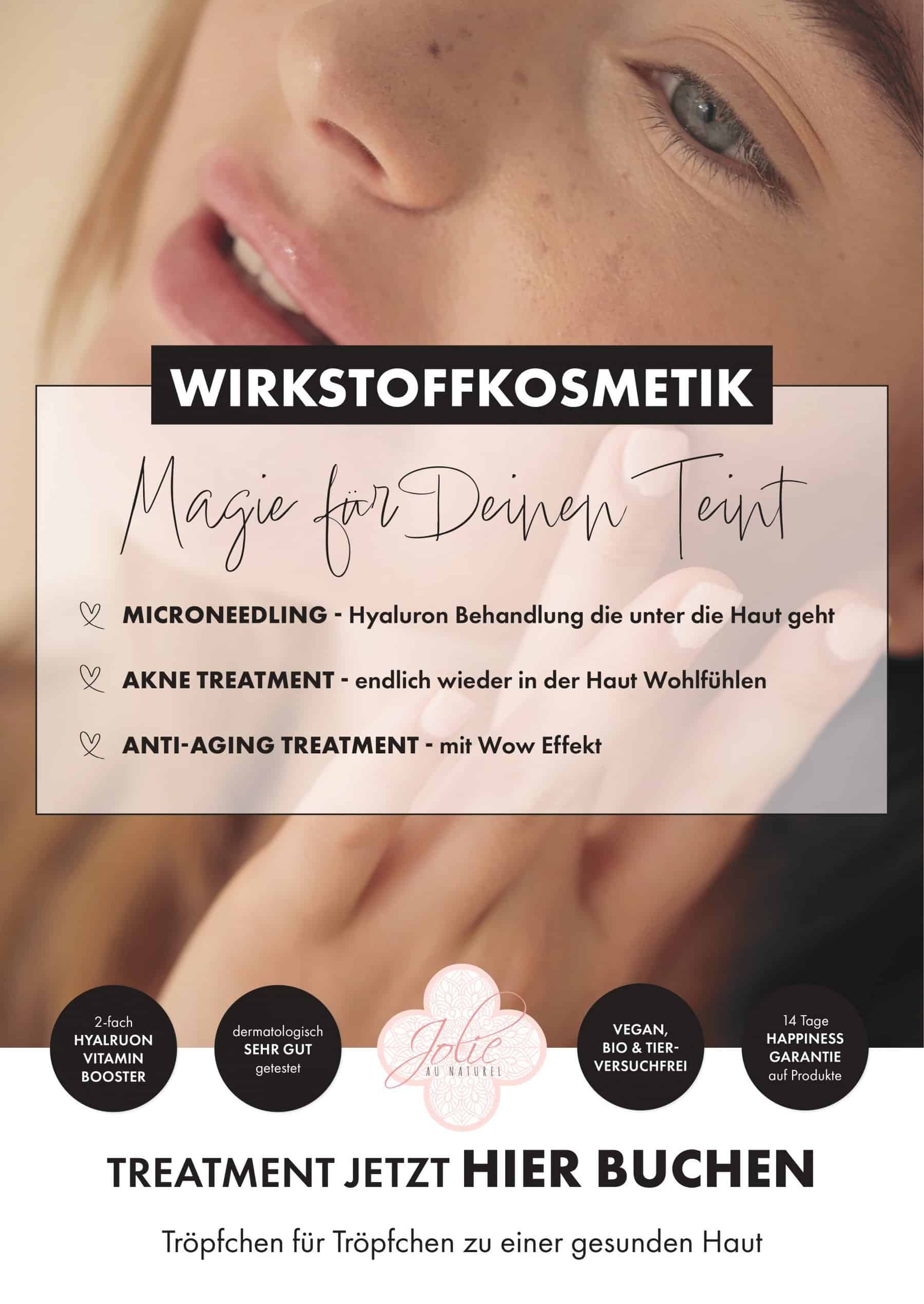 A1 Poster "Microneedling" ausgedruckt