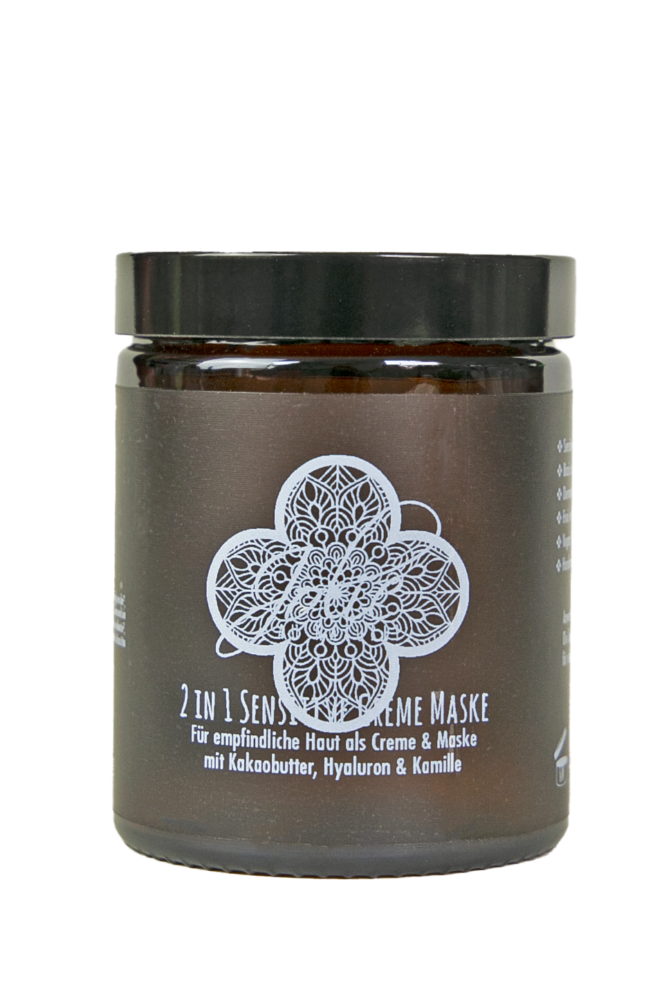 Hyaluron I Maske 2in1 Bio Kakaobutter I für empfindliche Haut I Kamille 180g - Jolie au naturel: Nachhaltige Naturkosmetik