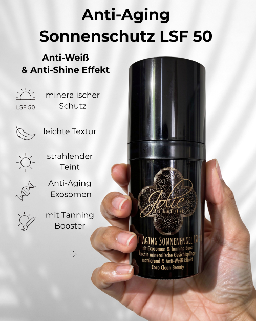 Anti-Aging Sonnenengel LSF 50 mit Exosomen & Tanning Boost