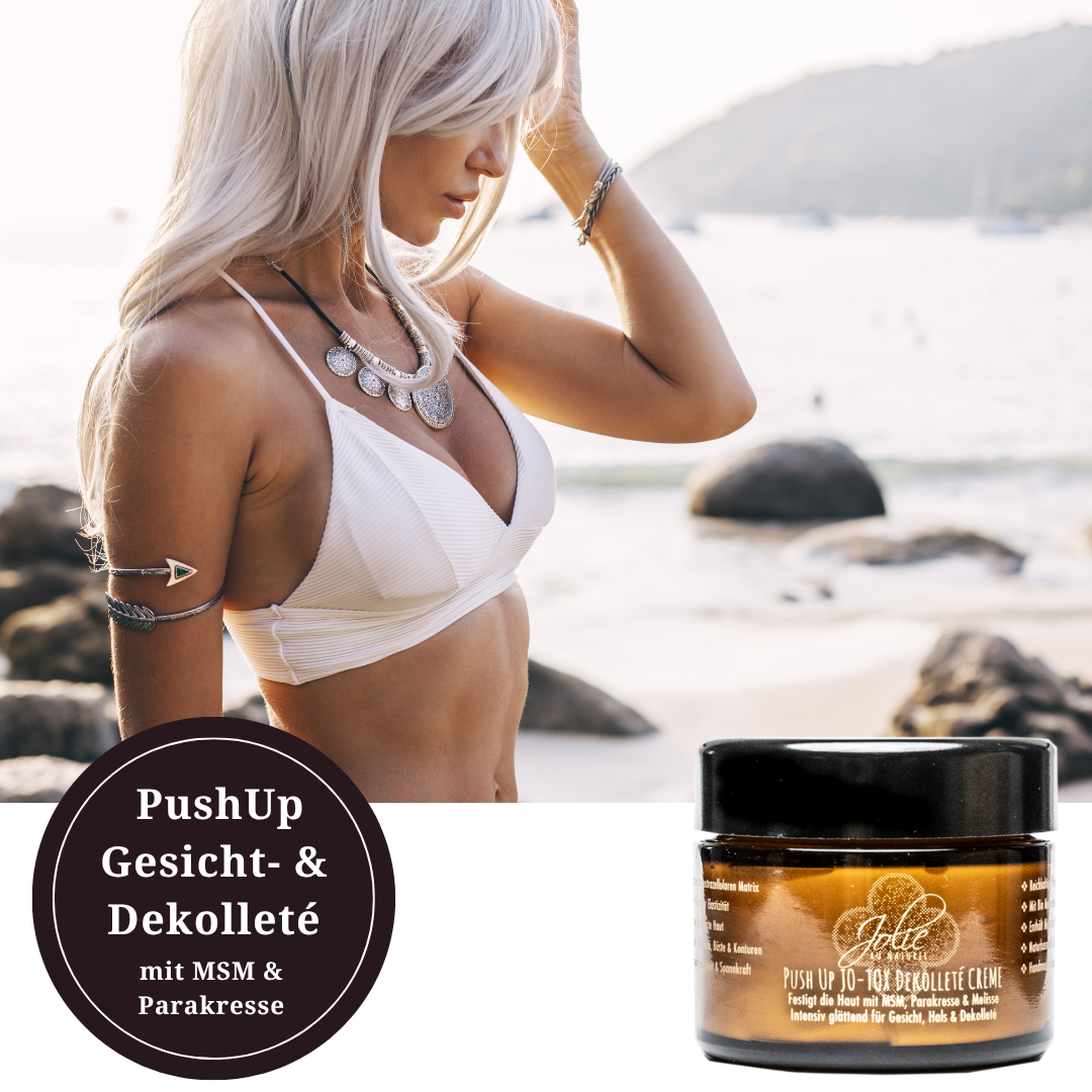♡ Straffende Push up Jo-Tox Dekolleté & Gesichtcreme | Wonderage™ | Parakresse 50g