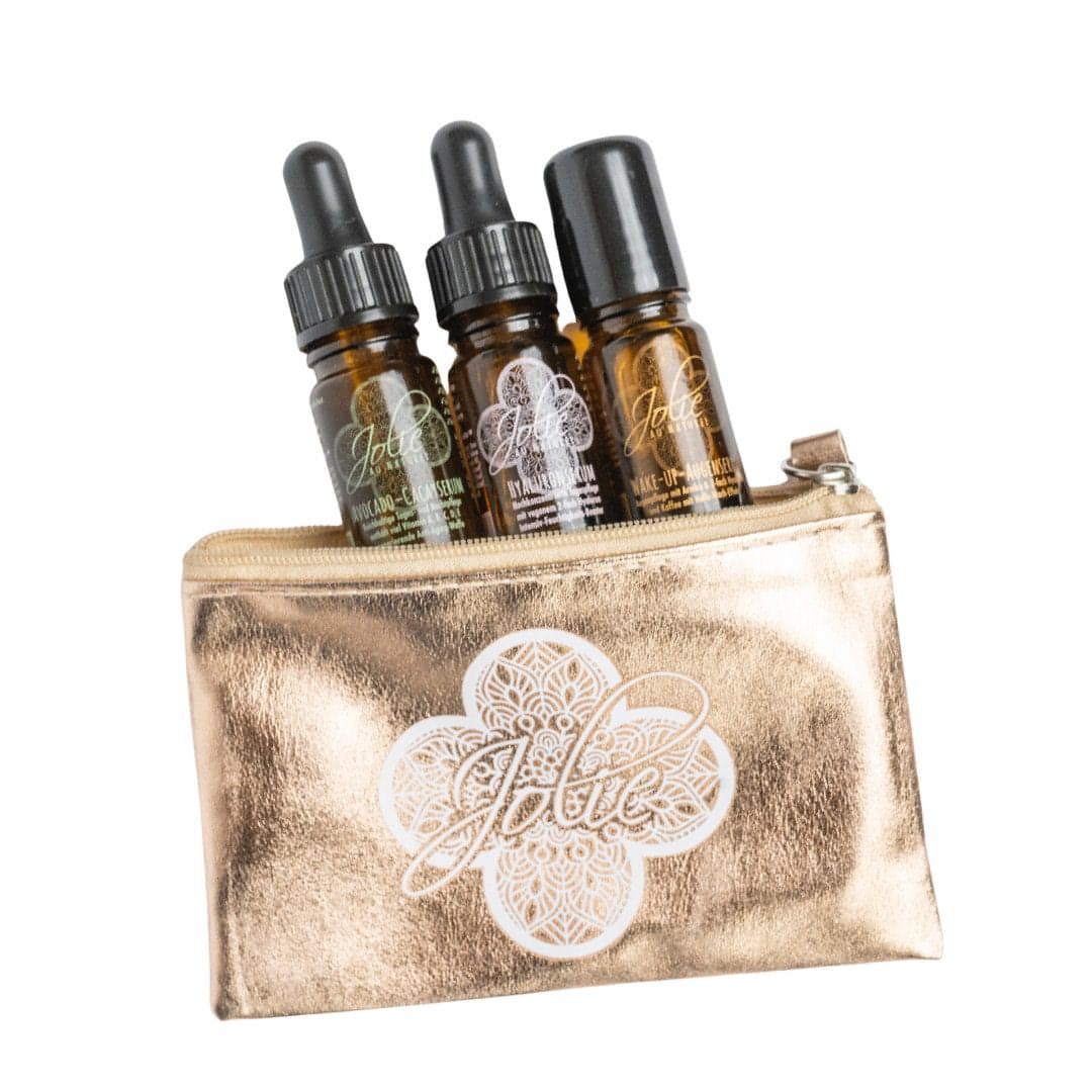♡ Hyaluron Reise Set I Anti Aging Gesichtspflege vegan I 3x 5ml