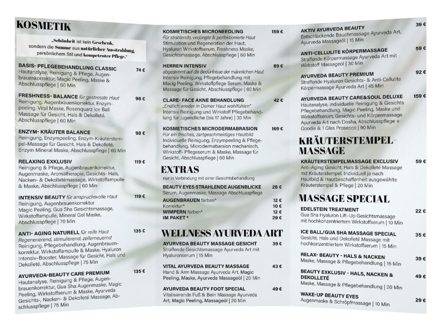 Flyer-Service 6 Seiten - Jolie au naturel: Nachhaltige Naturkosmetik