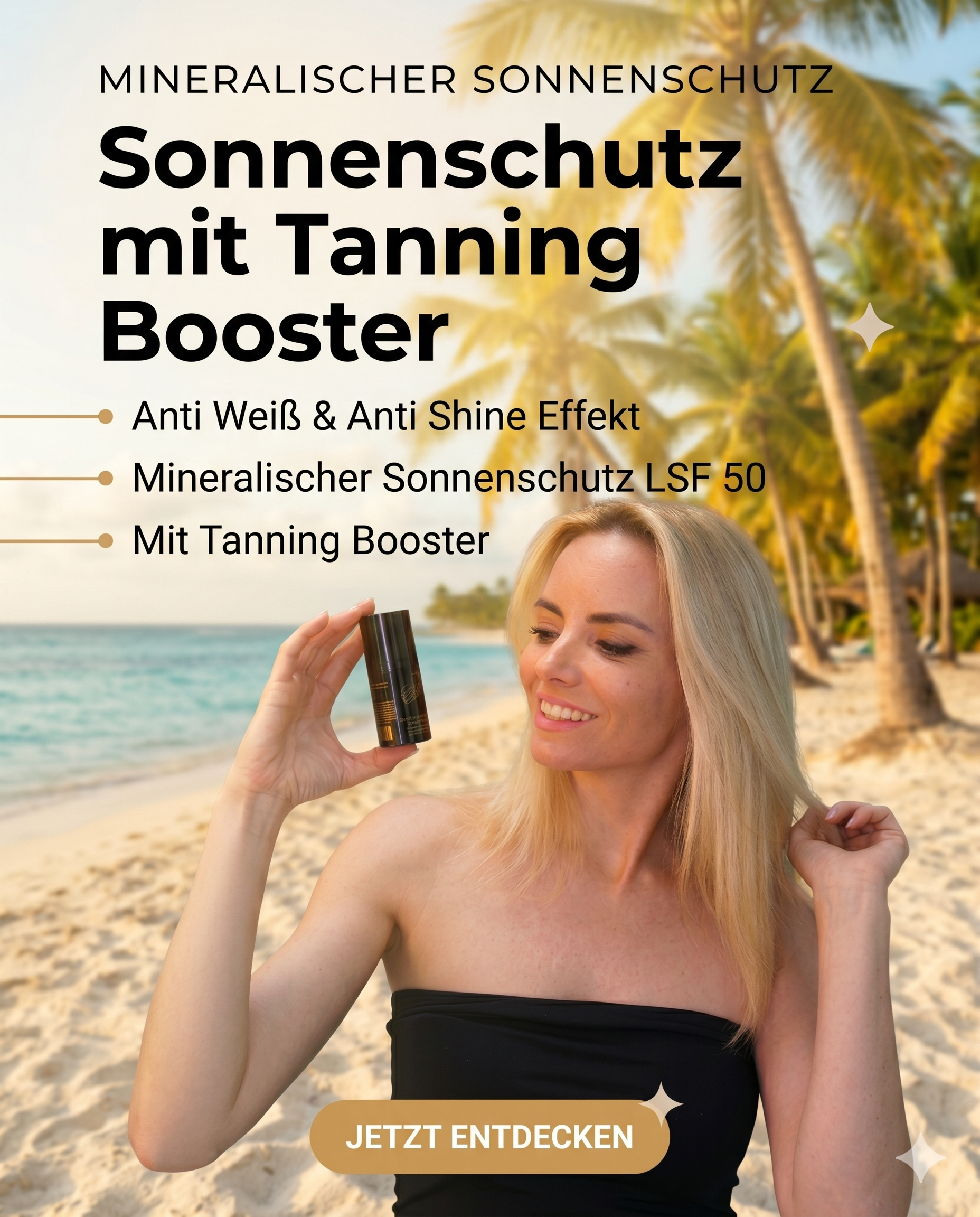 Anti-Aging Sonnenengel LSF 50 mit Exosomen & Tanning Boost