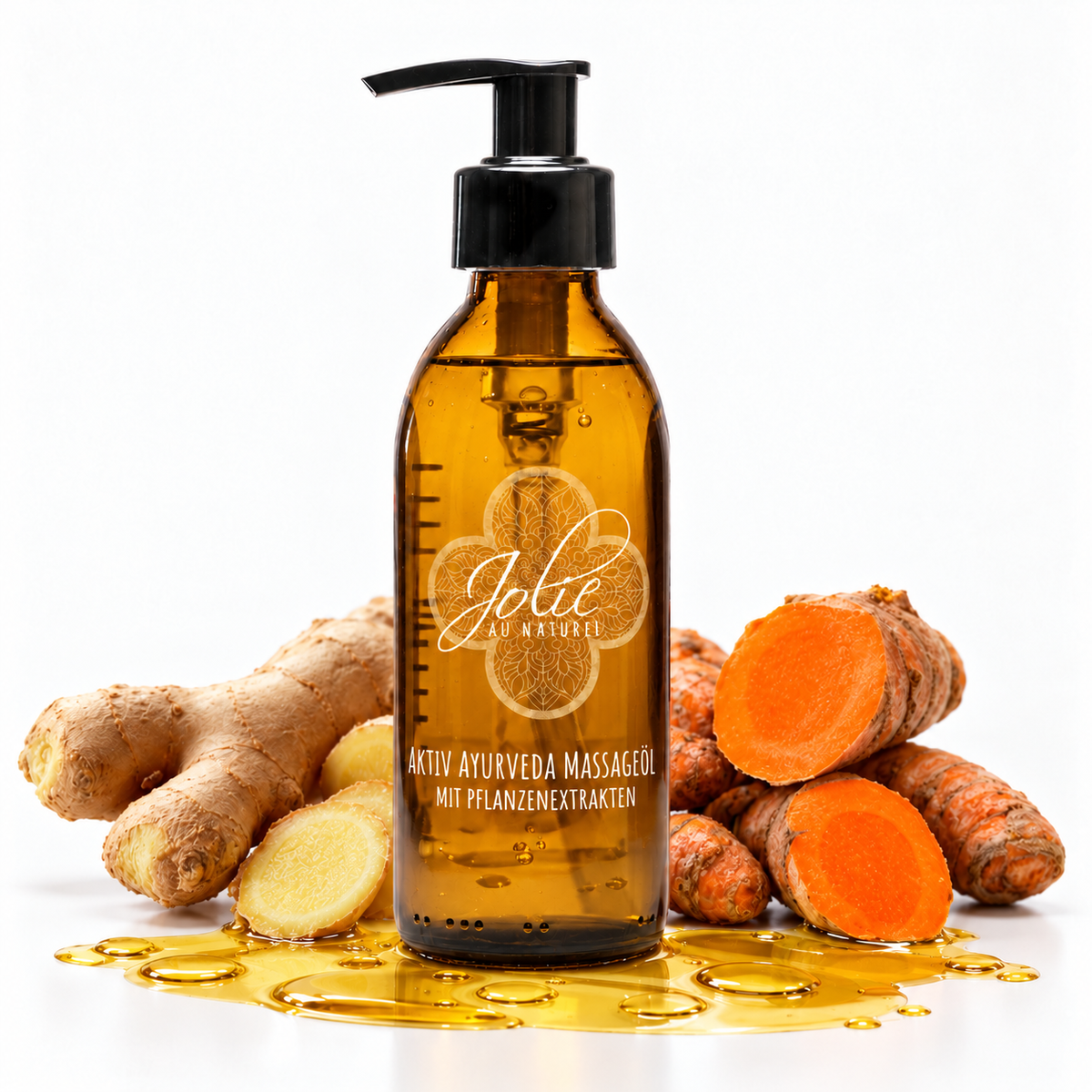Aktiv Ayurveda Massageöl | Manukahonig | Kurkuma | Aromatherapie 200 ml