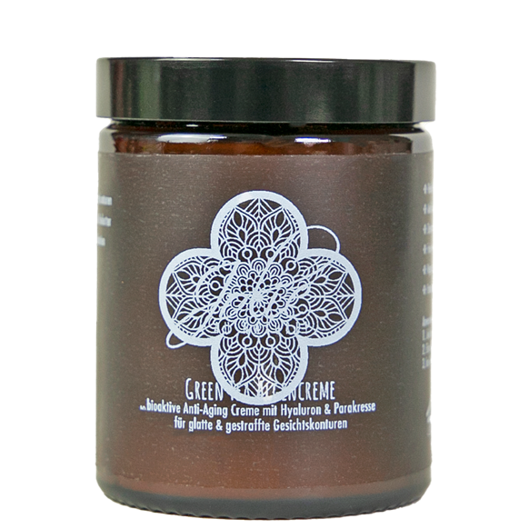 Hyaluron Anti Aging Creme I Algen Creme I Green tea I Gesichtskonturen I Parakresse 180g - Jolie au naturel: Nachhaltige Naturkosmetik