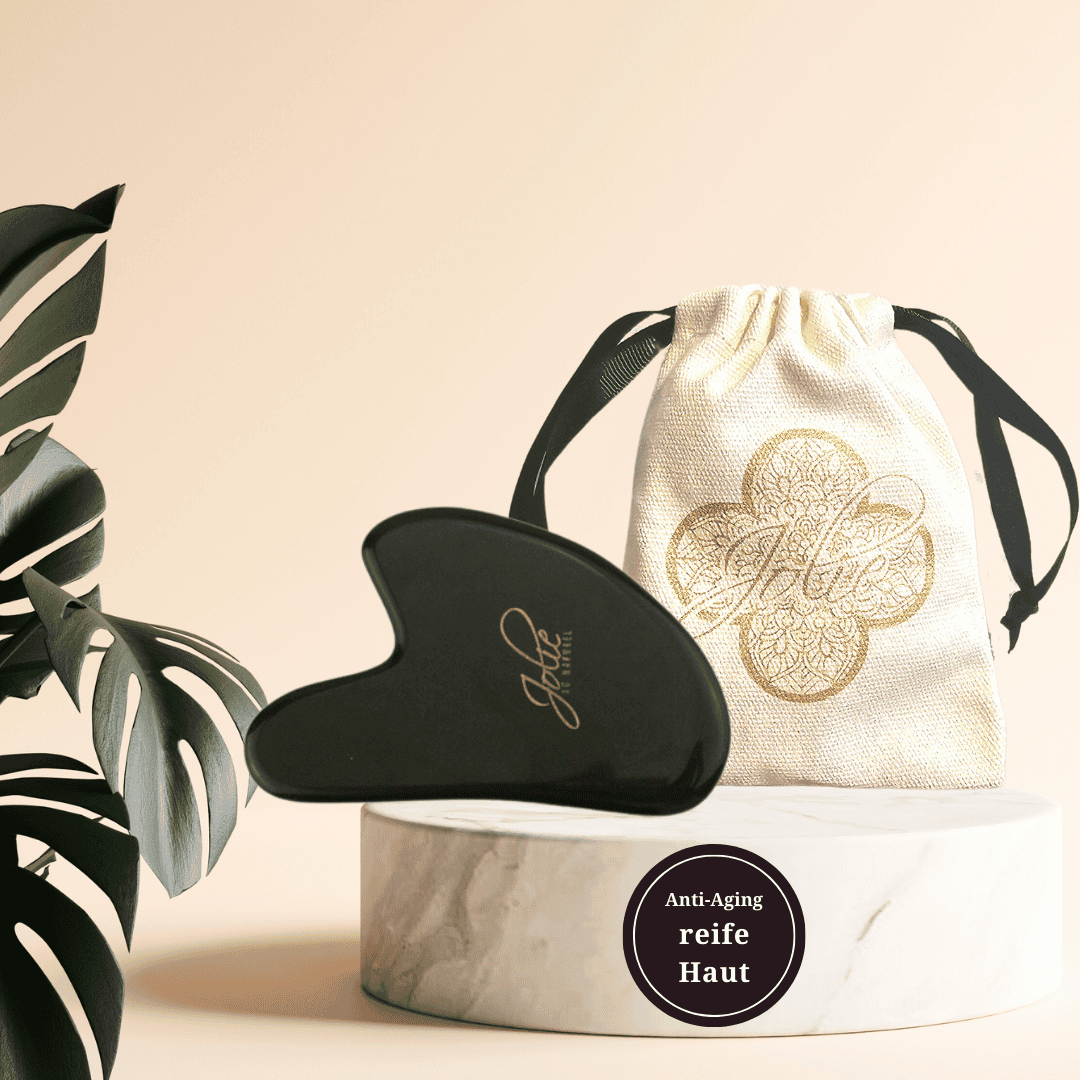 Lava Gua Sha Stein I Anti-Aging Gesichtsmassage I reife Haut