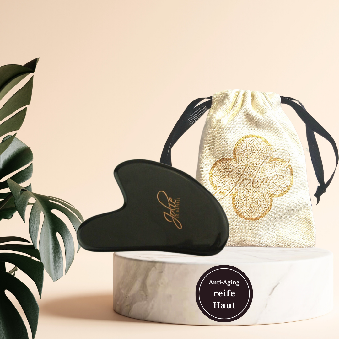 Lava Gua Sha Stein I Anti-Aging Gesichtsmassage I reife Haut