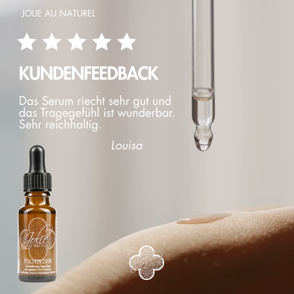 Hyaluronserum – Vegan mit Retinol & Vitamin C für jeden Hauttyp straffe Haut