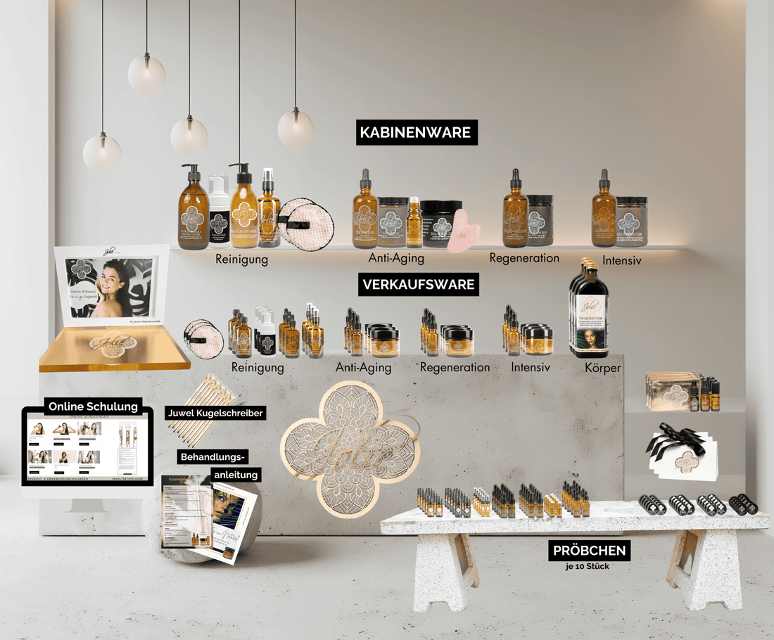 Hyaluron Gold Kollektion Set - Jolie au naturel: Nachhaltige Naturkosmetik