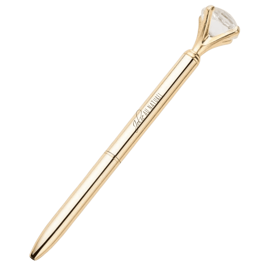 Juwel Kugelschreiber gold