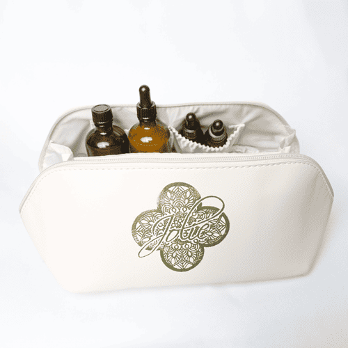 Jolie Glamour XXL Kosmetiktasche in Beige