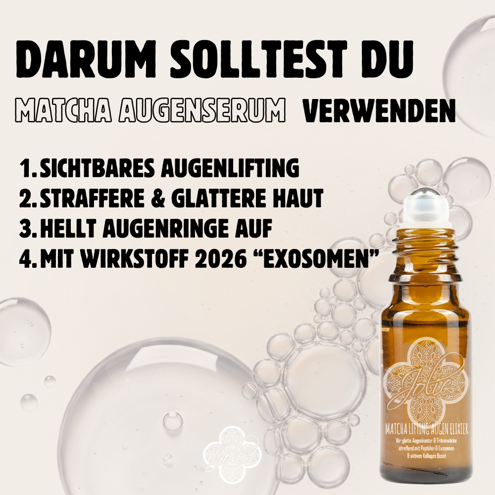Augenserum Matcha Augenlifting Elixier – Peptide, Exosomen & Kollagen Boost