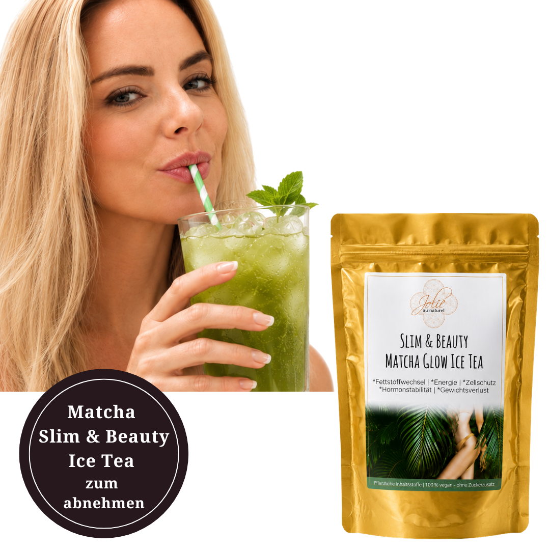 Matcha Slim & Beauty Glow Ice Tea zum abnehmen & Fettstoffwechsel