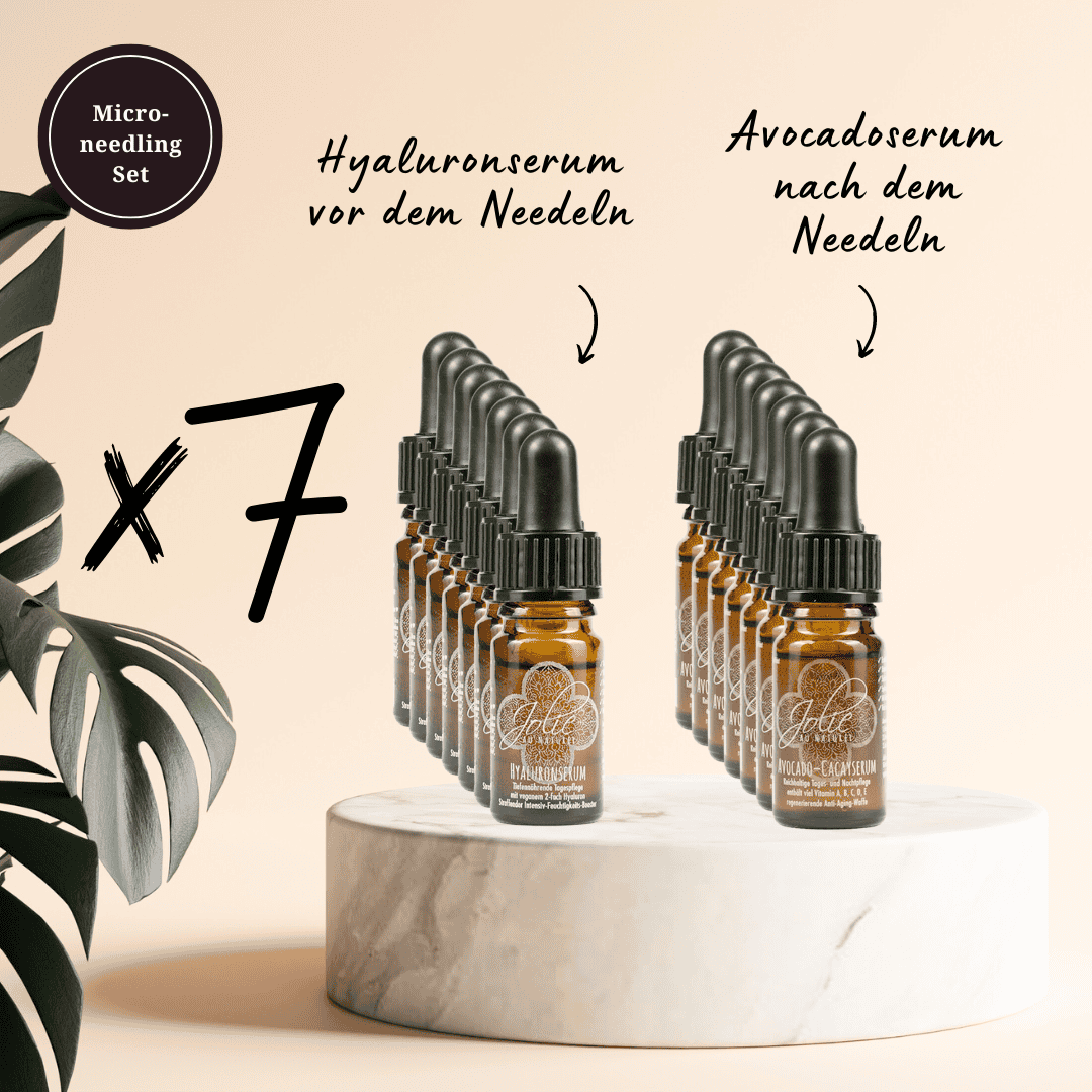 Microneedling SET Hyaluronserum & Avocadoserum je 7x 5ml