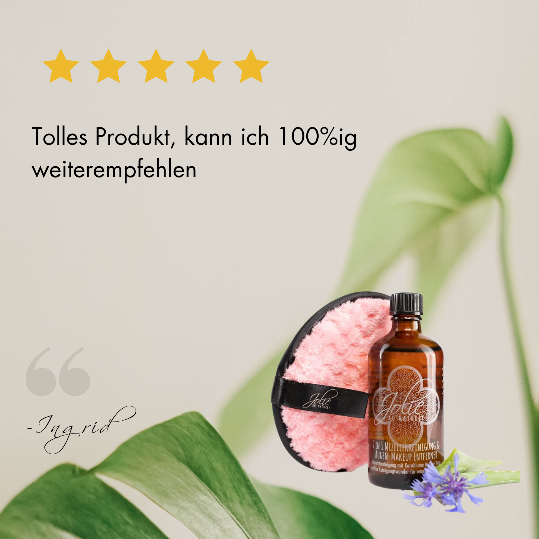 Mizellen Reinigungswasser 2-in-1 für sanfte Reinigung – Make-up Entferner