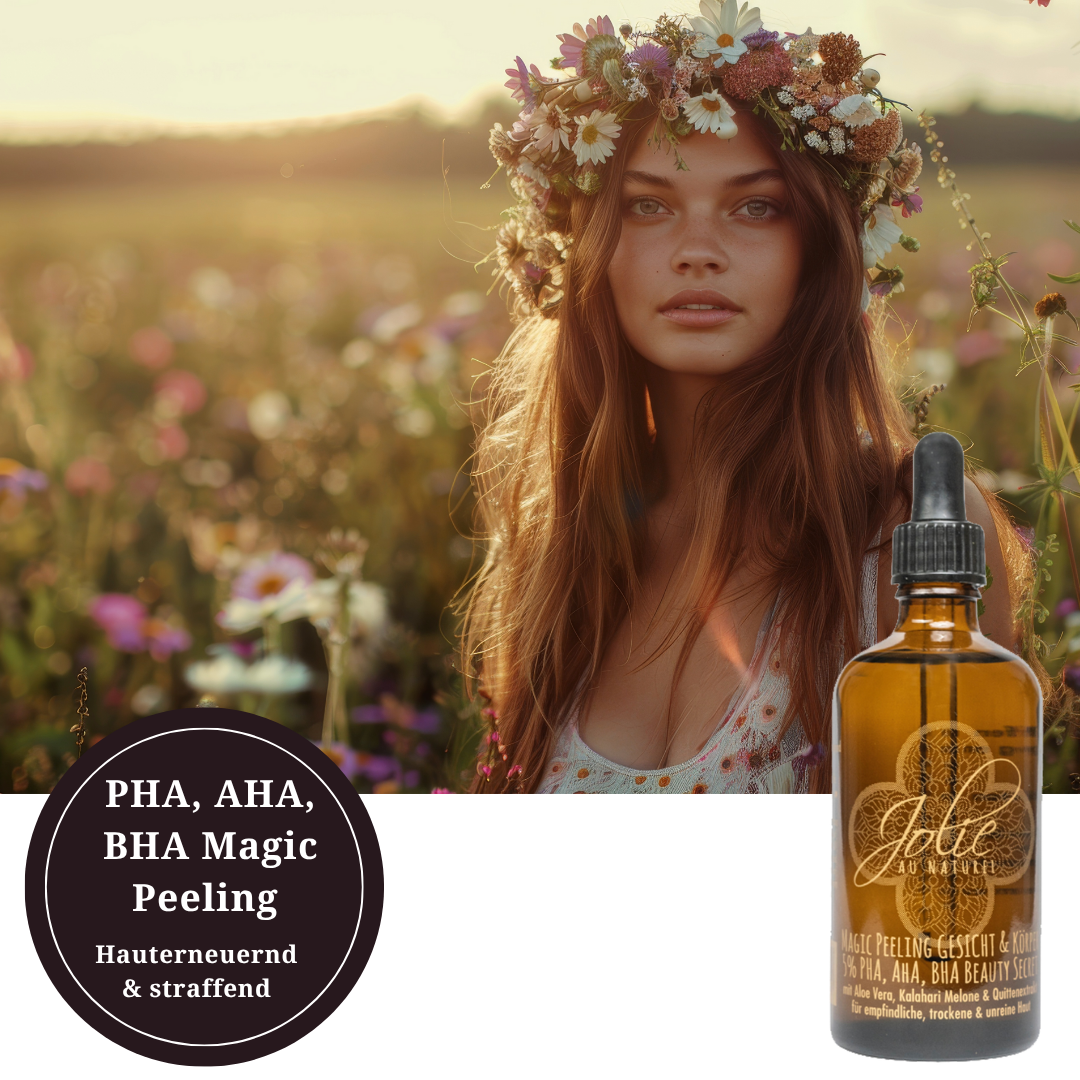 PHA AHA BHA Magic Peeling Gesicht & Körper I Kalahari Melonenkern öl I 100ml