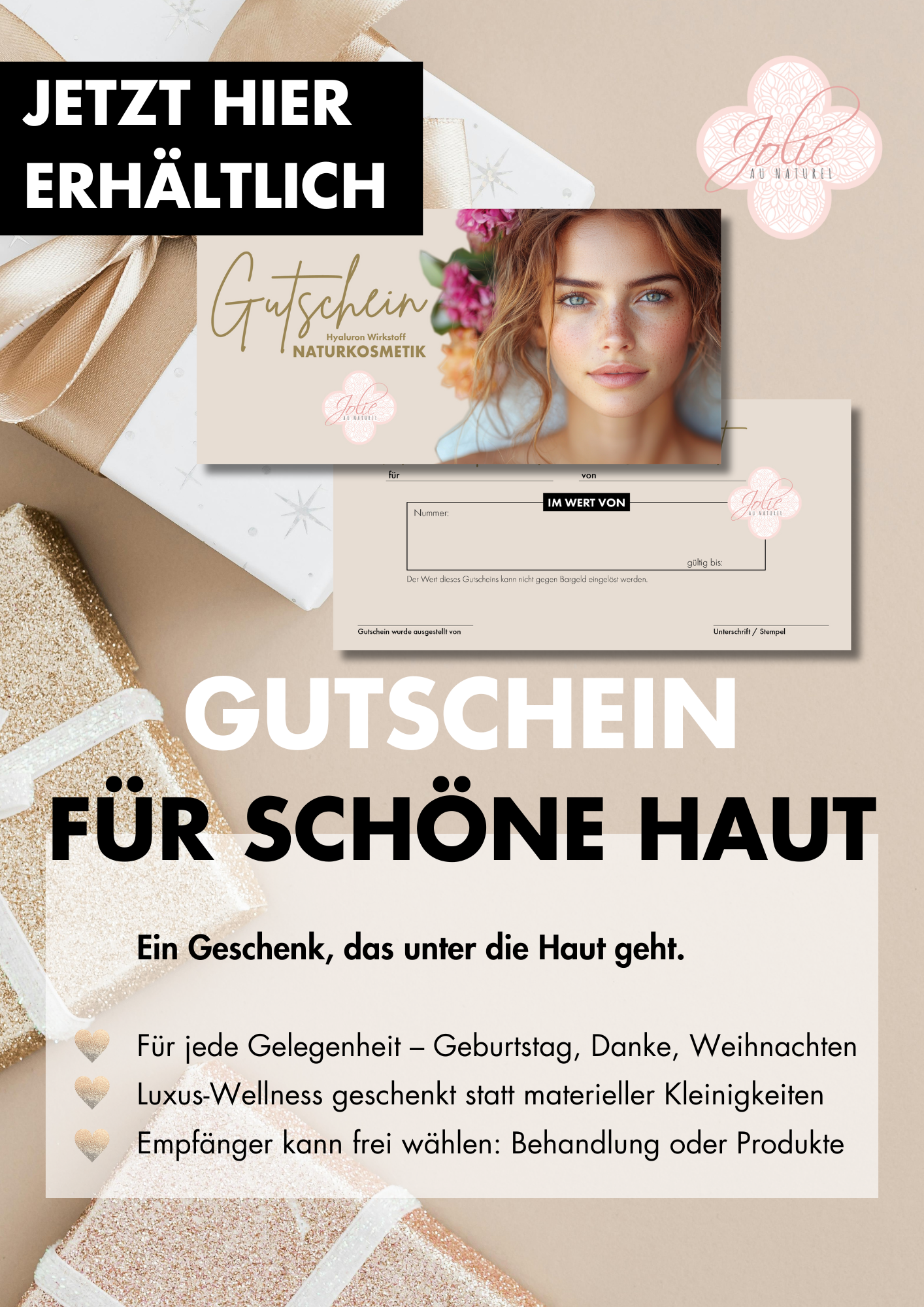 5x Gutscheine Kosmetikstudios