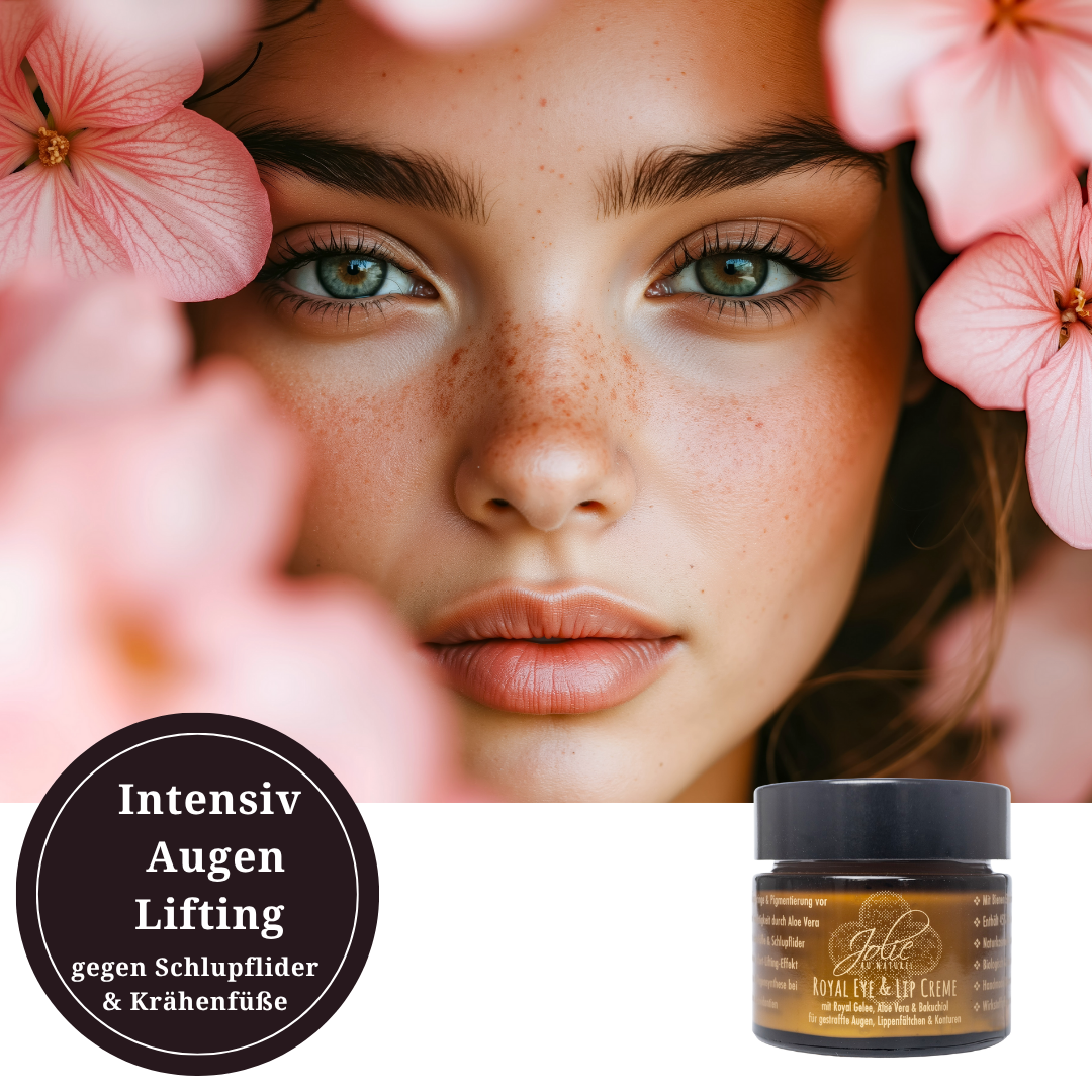 Royal Jelly Creme mit Bakuchiol für Augen, Lippen & Gesichtskontur 30ml