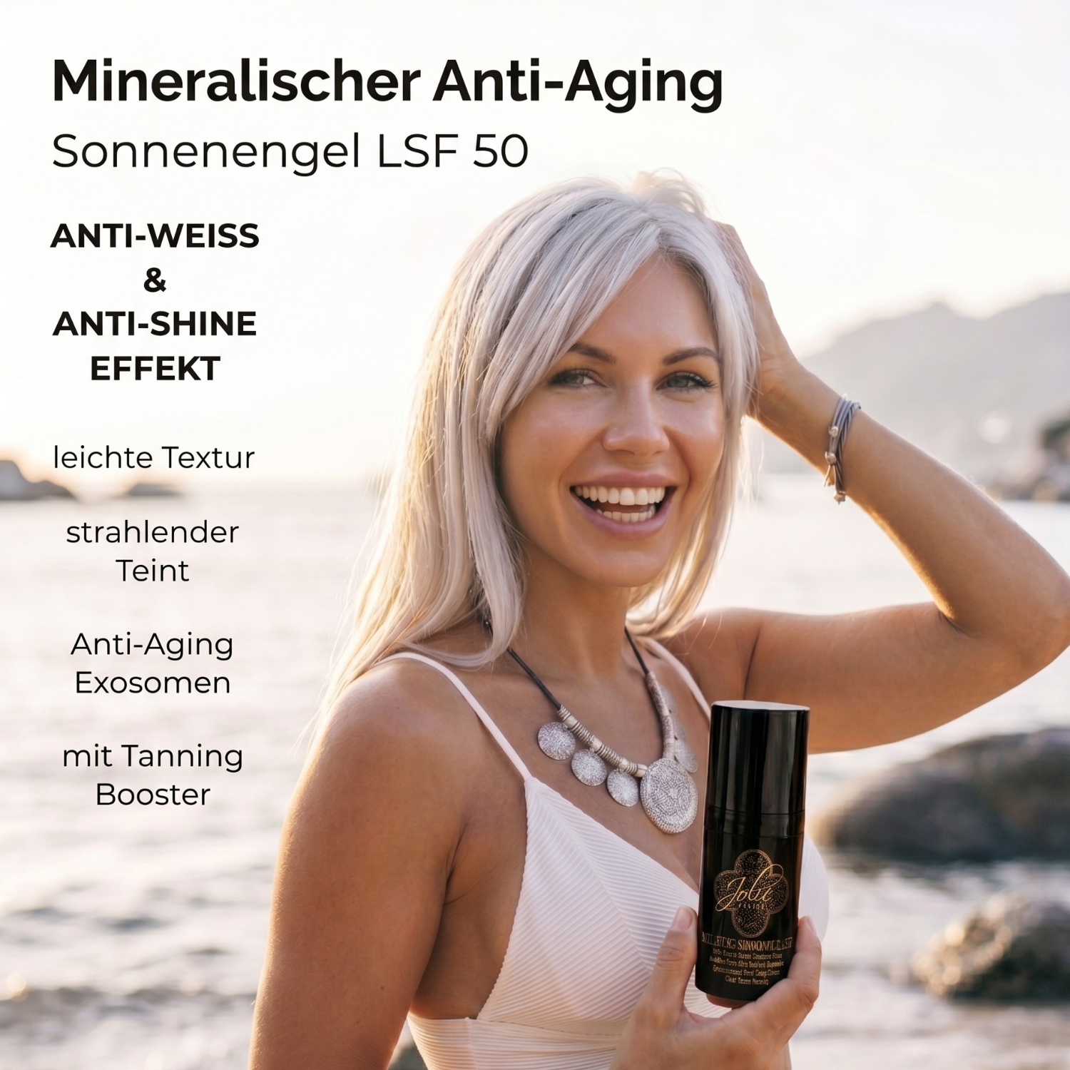 Anti-Aging Sonnenengel LSF 50 mit Exosomen & Tanning Boost