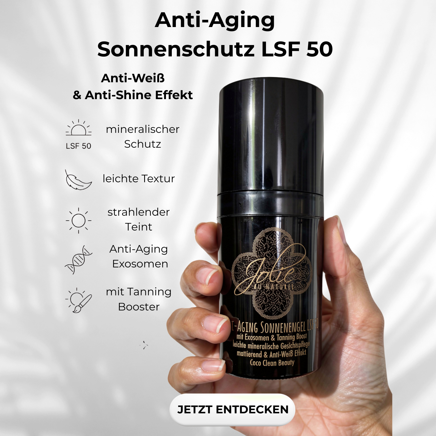 Anti-Aging Sonnenengel LSF 50 mit Exosomen & Tanning Boost