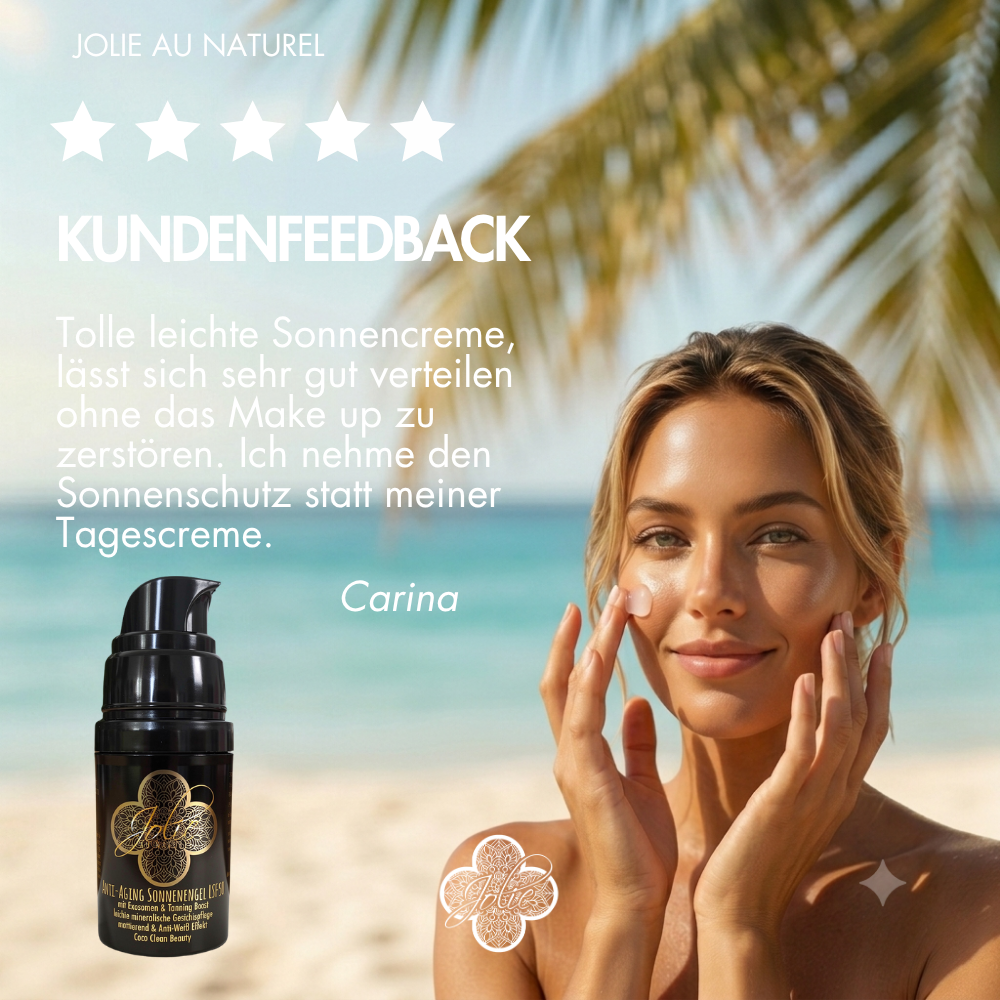 Anti-Aging Sonnenengel LSF 50 mit Exosomen & Tanning Boost