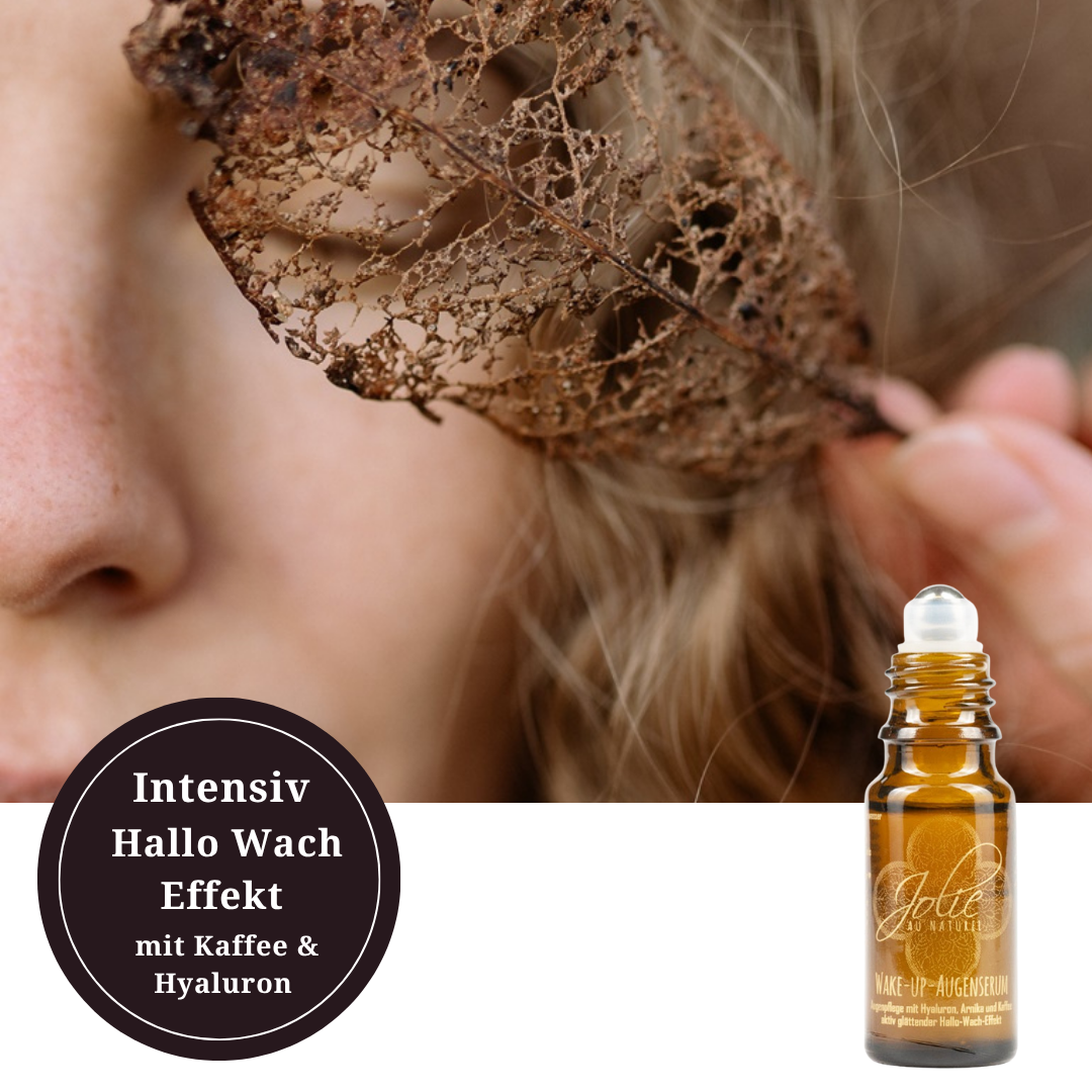 Bio Hyaluron Augenserum I Kaffee I kühlender Roll on I Vitamin C I Arnica 10 ml
