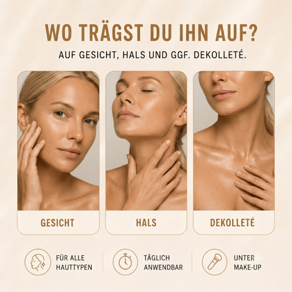 Anti-Aging Tagescreme LSF 50 I Sonnencreme mineralisch I Anti-Weiß I Kokosduft I mattierend