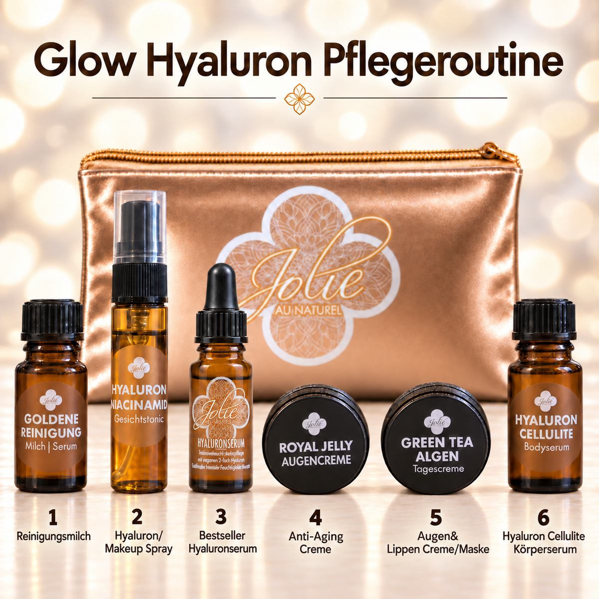 Glow Hyaluron Bestseller Routine Set – für pralle, strahlende Haut