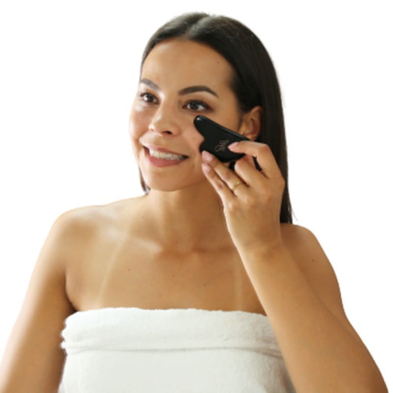 Gua Sha Stein Gesichtspflege Produkte Jolie au Naturel