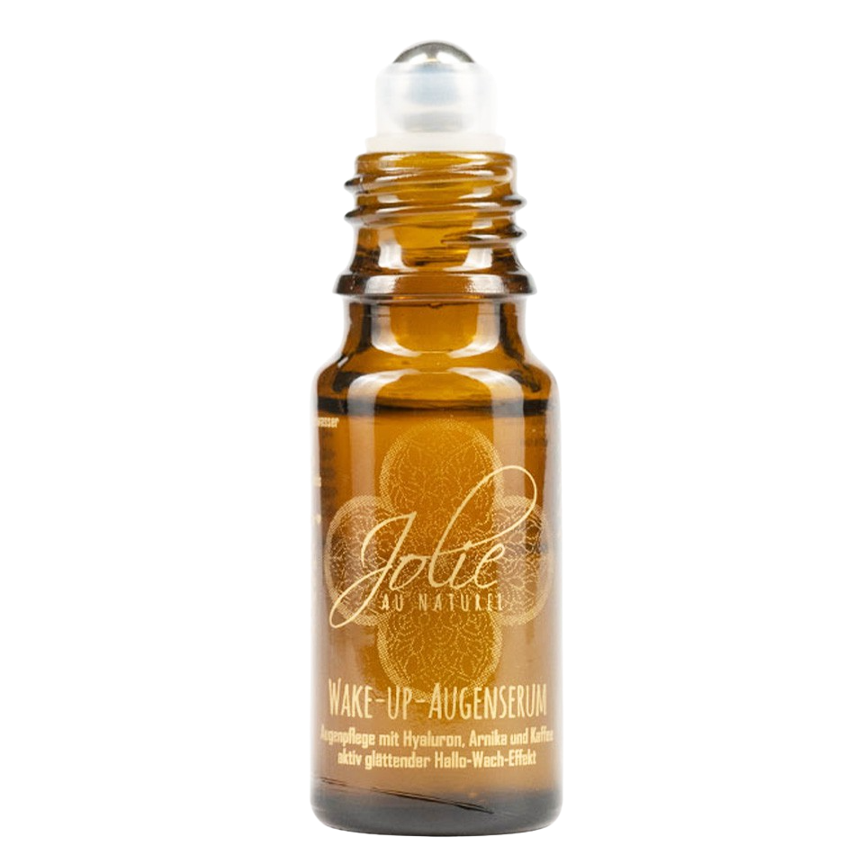 Bio Hyaluron Augenserum I Kaffee I kühlender Roll on I Vitamin C I Arnica 10ml - Jolie au naturel: Nachhaltige Naturkosmetik