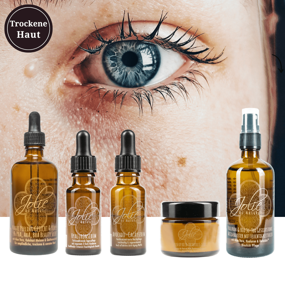 Hyaluron Trockene Haut Routine SET - Jolie au naturel: Nachhaltige Naturkosmetik
