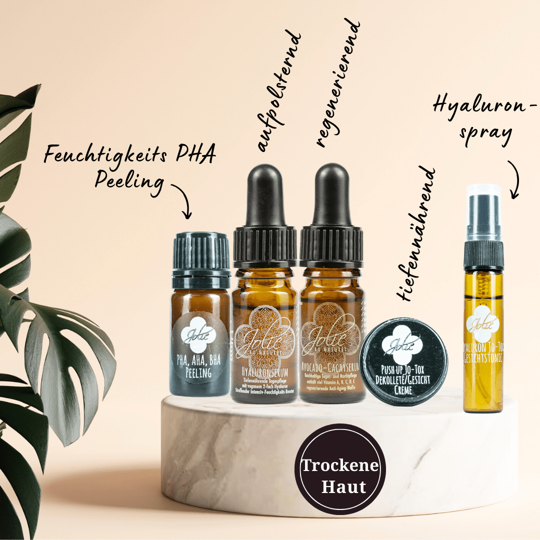 Hyaluron Routine Set für trockene Haut – intensive Bio-Pflege