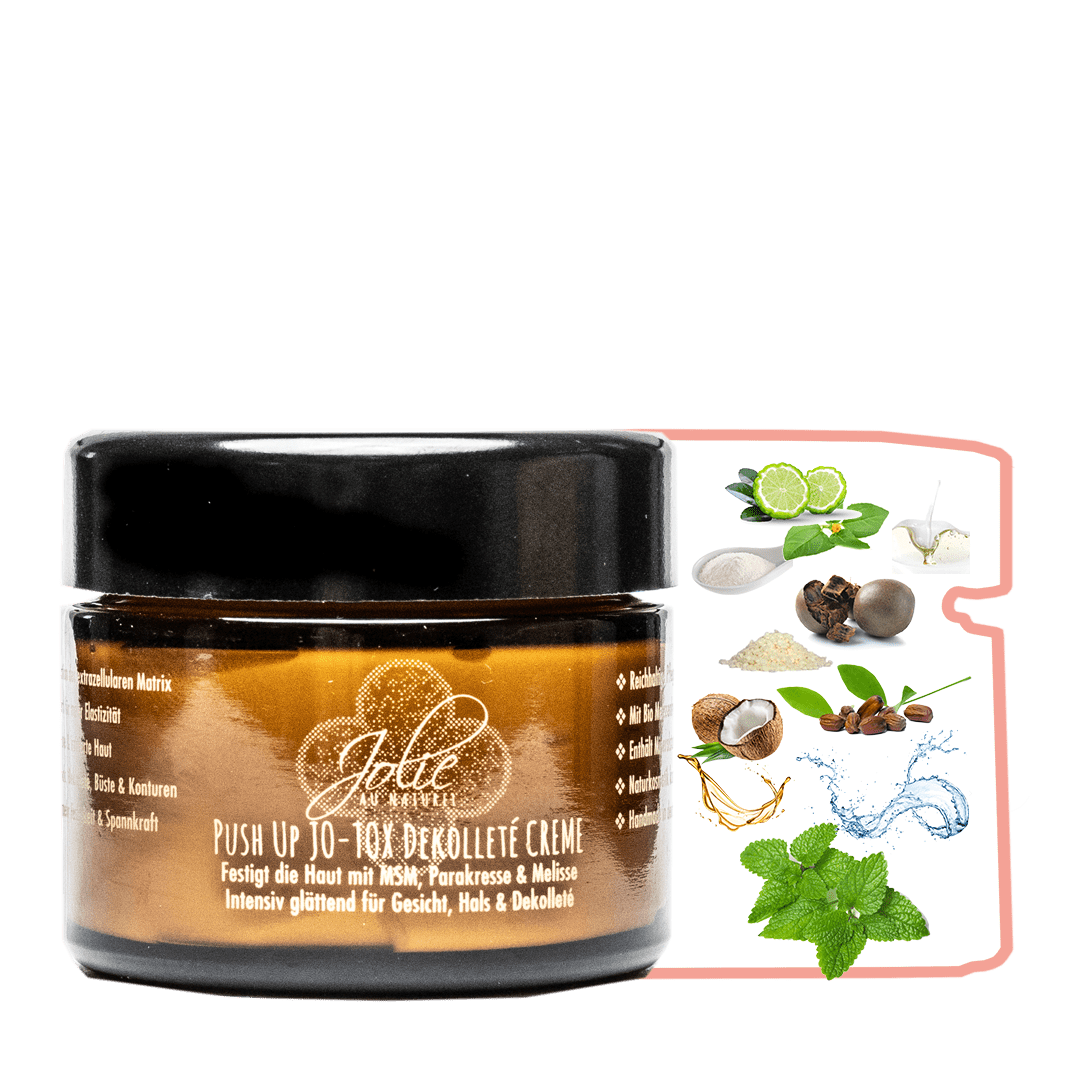 ♡ Straffende Push up Jo-Tox Dekolleté & Gesichtcreme | Wonderage™ | Parakresse 50g - Jolie au naturel: Nachhaltige Naturkosmetik