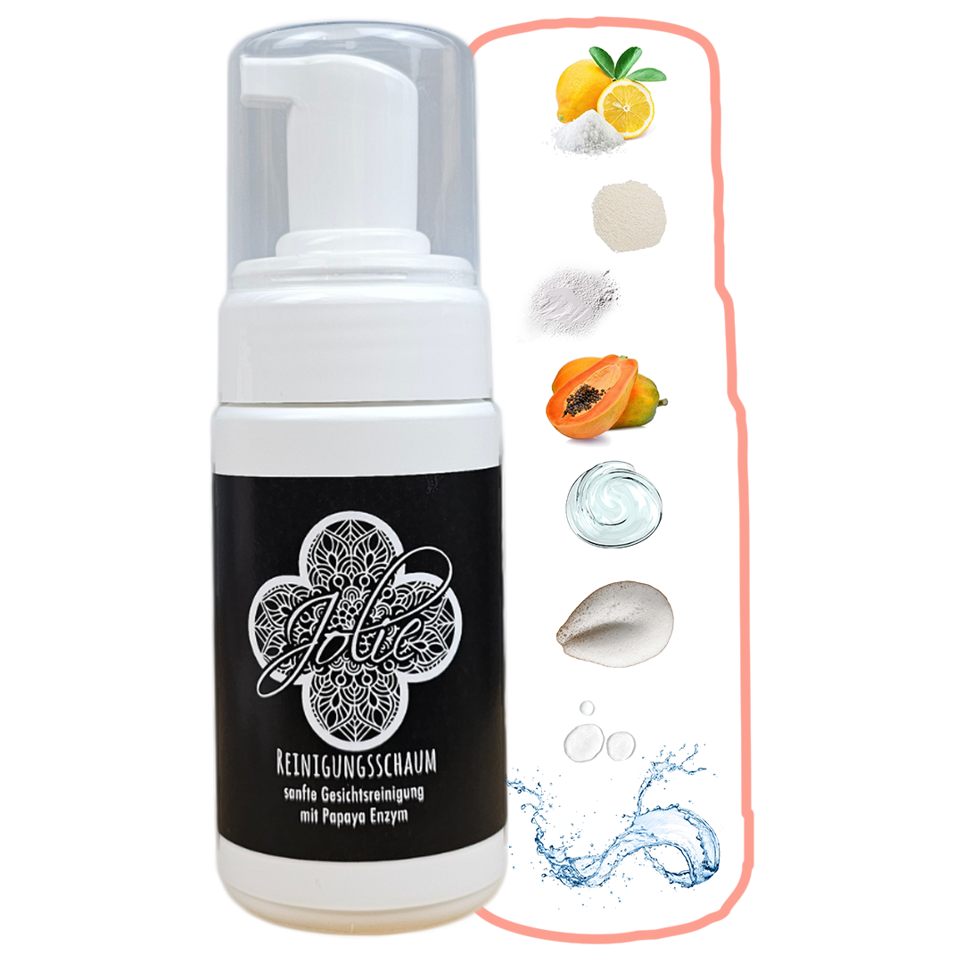 Papaya Reinigungsschaum | zarte Haut | fruchtig frisch | 100 ml