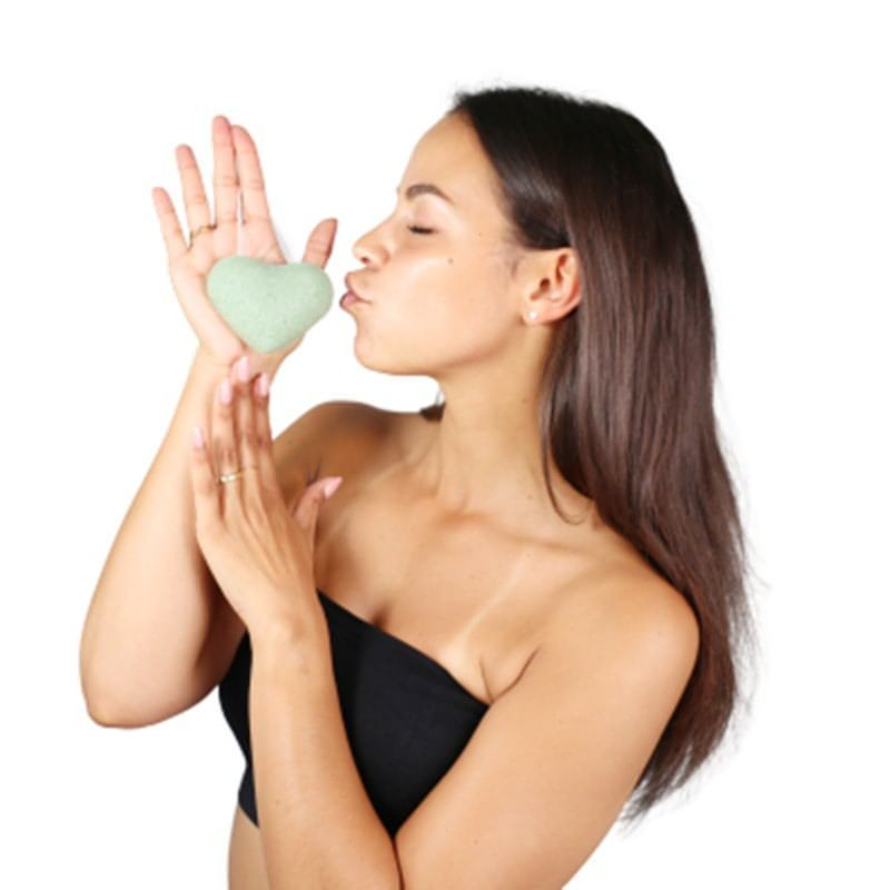 Konjak Peeling Schwamm Reinigung Produkte Jolie au Naturel