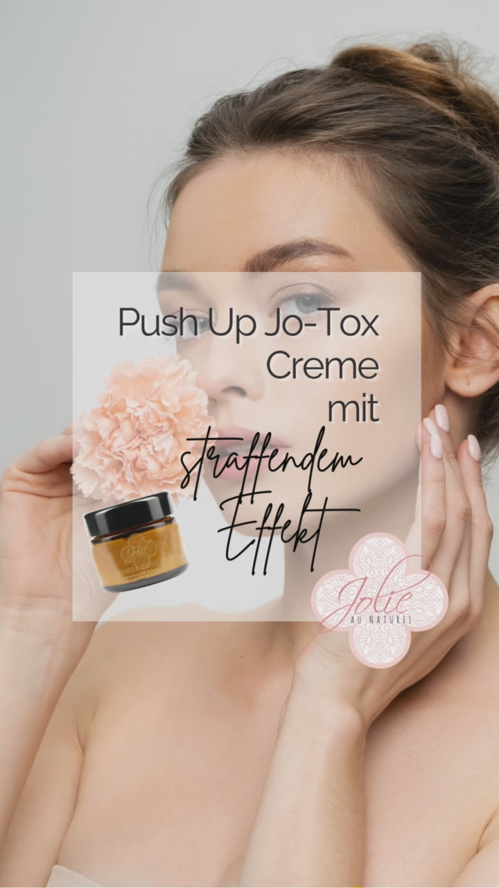 Video laden: ♡ Straffende Push up Jo-Tox Dekolleté &amp; Gesichtcreme | Wonderage™ | Parakresse 5 g