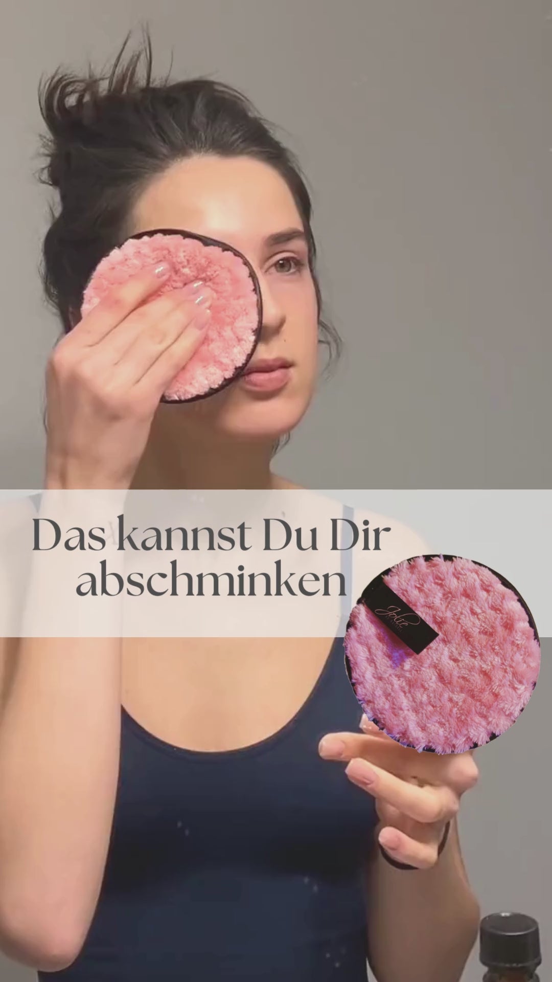 Video laden: Abschminkpad XXL I waschbar I Augen &amp; Gesicht I Tiefenreinigung nur mit Wasser I Microfaser