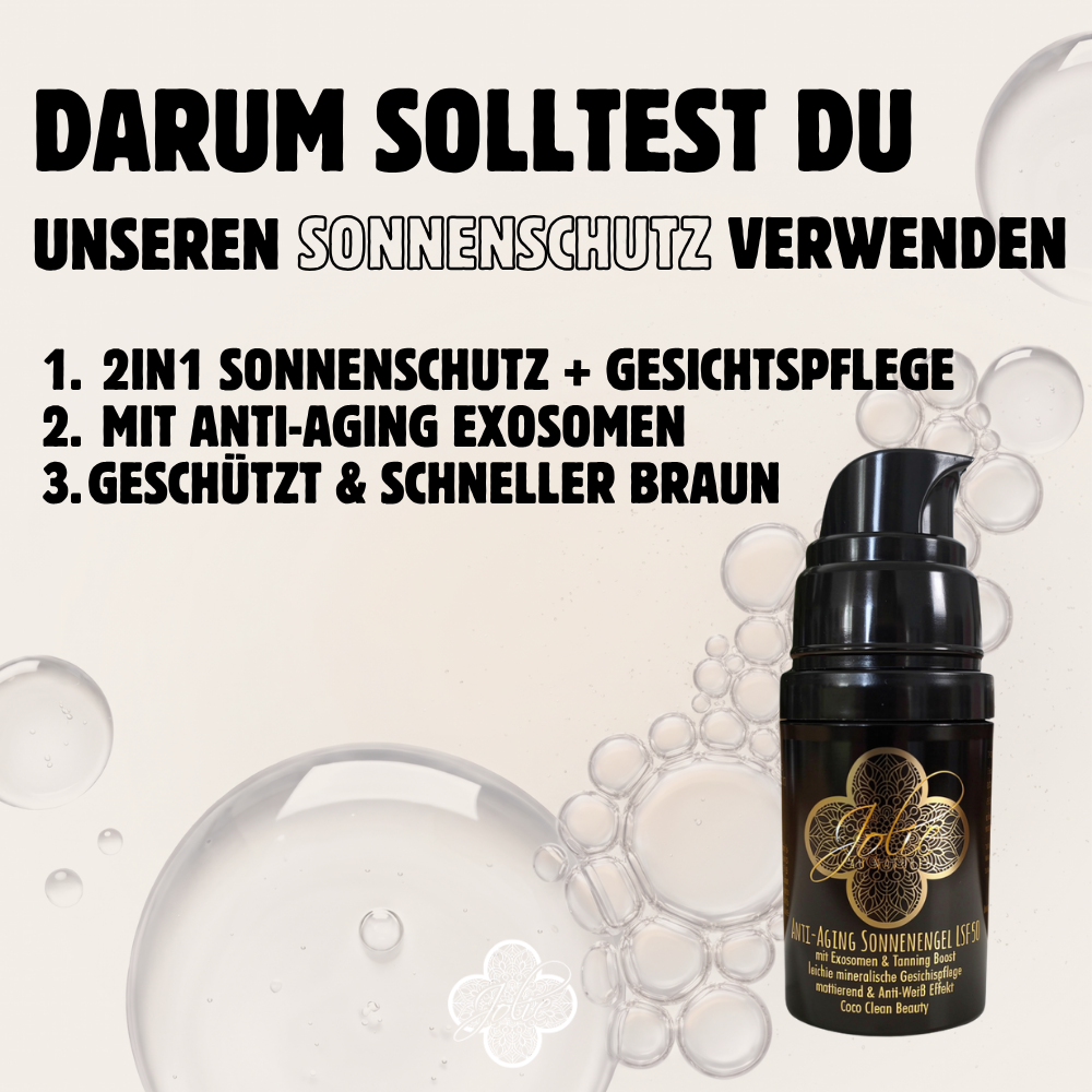 Anti-Aging Sonnenengel LSF 50 mit Exosomen & Tanning Boost