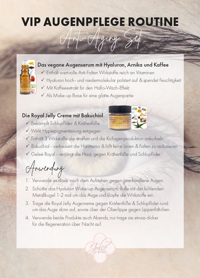 VIP Augenpflege Set für strahlende Augen – Bio-Pflege