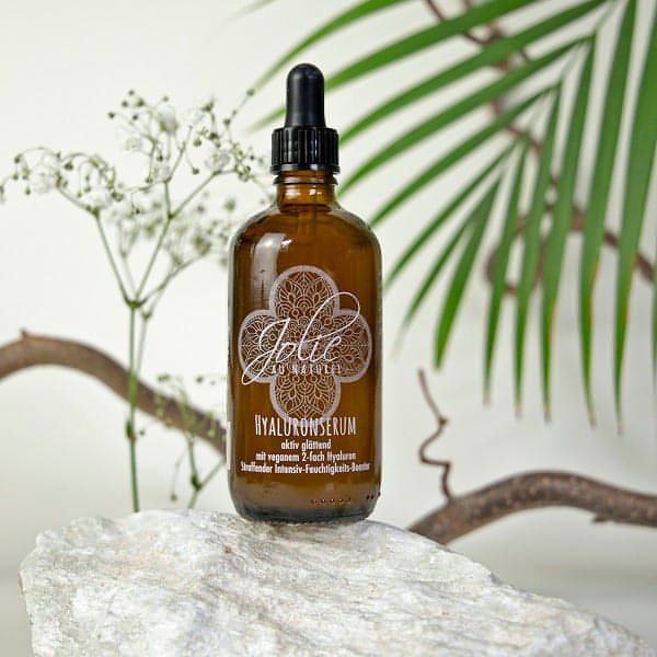 XXL Hyaluronserum glättet Fältchen I Vitamin C I Retinol I empfindliche Haut 100ml - Jolie au naturel: Nachhaltige Naturkosmetik
