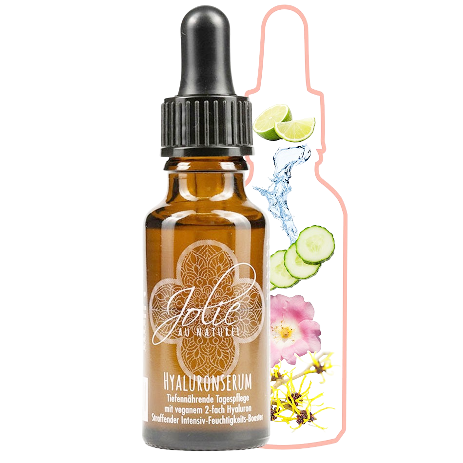 Hyaluron Serum I vegan I empfindliche Haut I mit Retinol I Vitamin C I Bestseller - Jolie au naturel: Nachhaltige Naturkosmetik