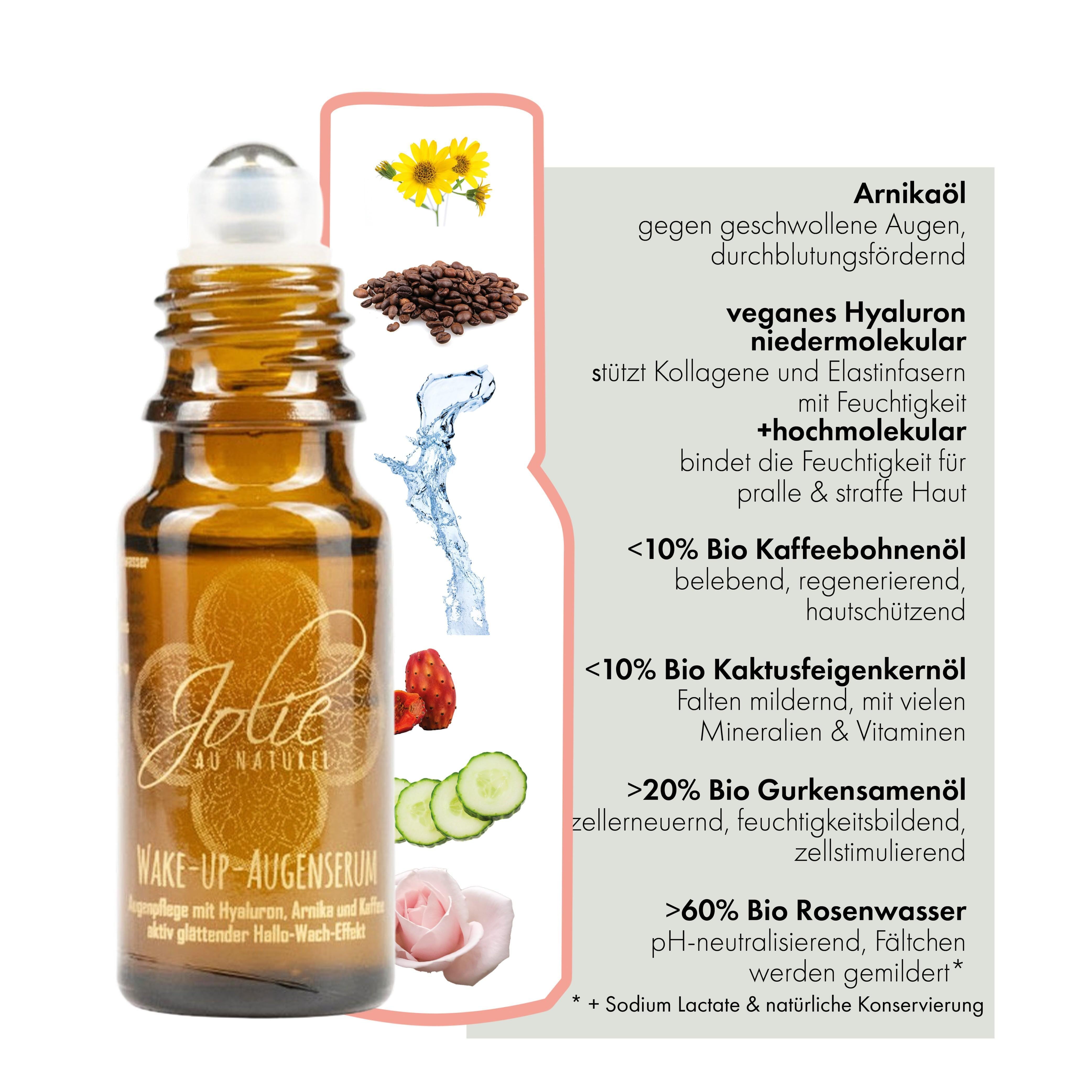 Augenpflege Wake-Up Augenserum Produkte Jolie au Naturel